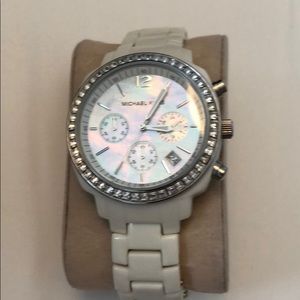 Michael Kors White Ceramic Watch